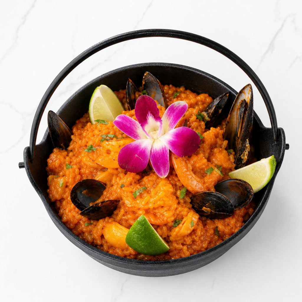 Arroz Con Mariscos.
