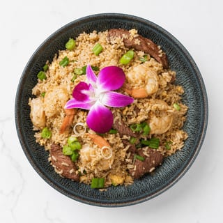 Chaufa Mar & Tierra (Beef Tenderloin & Shrimp)
