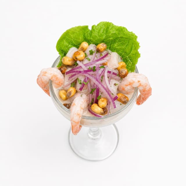Ceviche de Camarones.